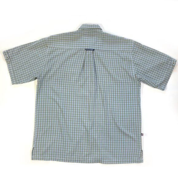 Phat Farm Blue Green Check Button Shirt - Picture 7 of 9